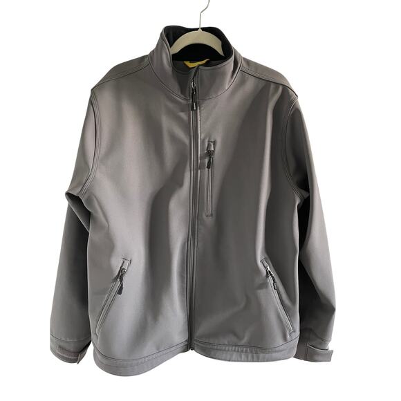 Carhartt Soft Shell Jacket Rain Defender Relaxed Fit Gray XL - Picture 1 of 9